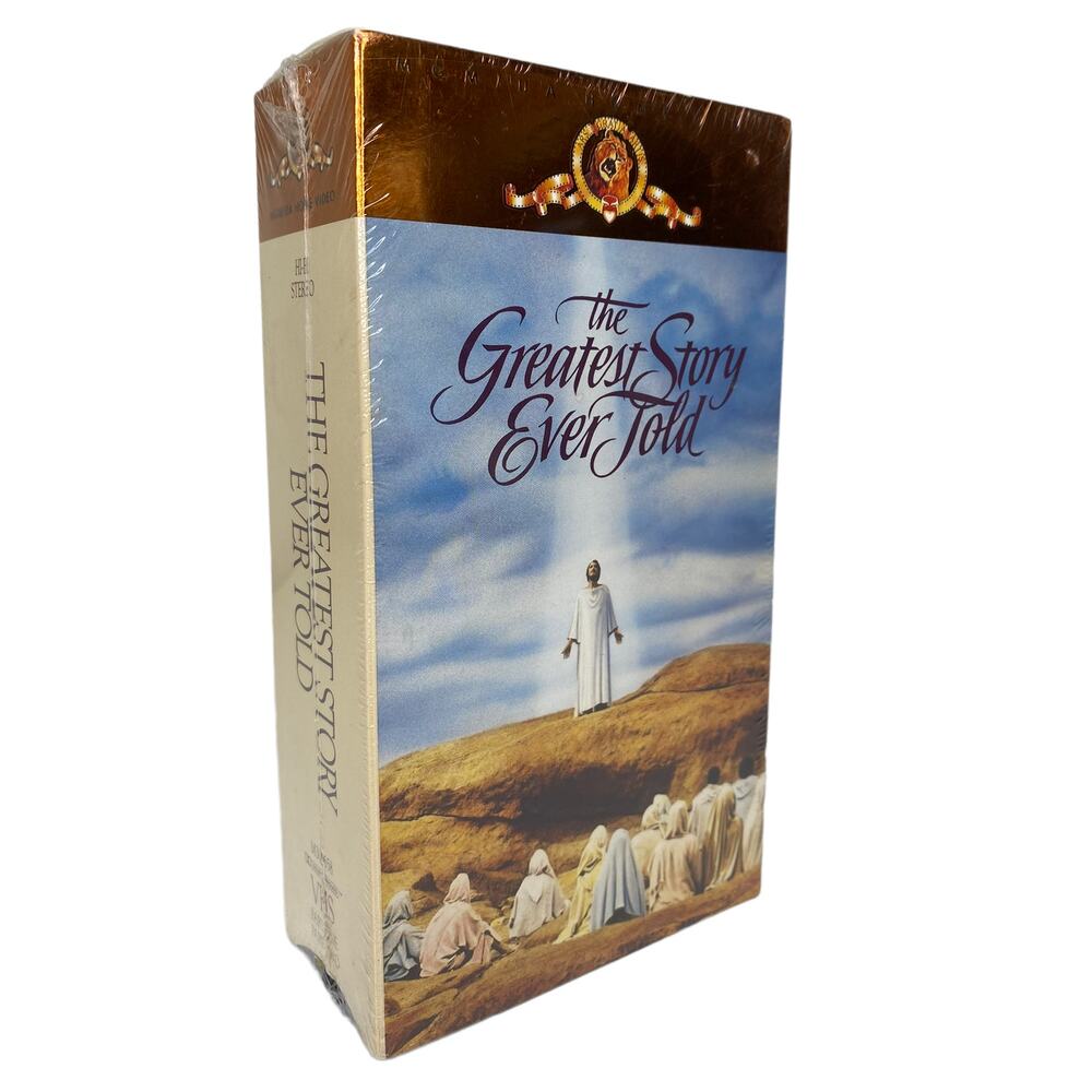The Greatest Story Ever Told VHS Set Factory Sealed